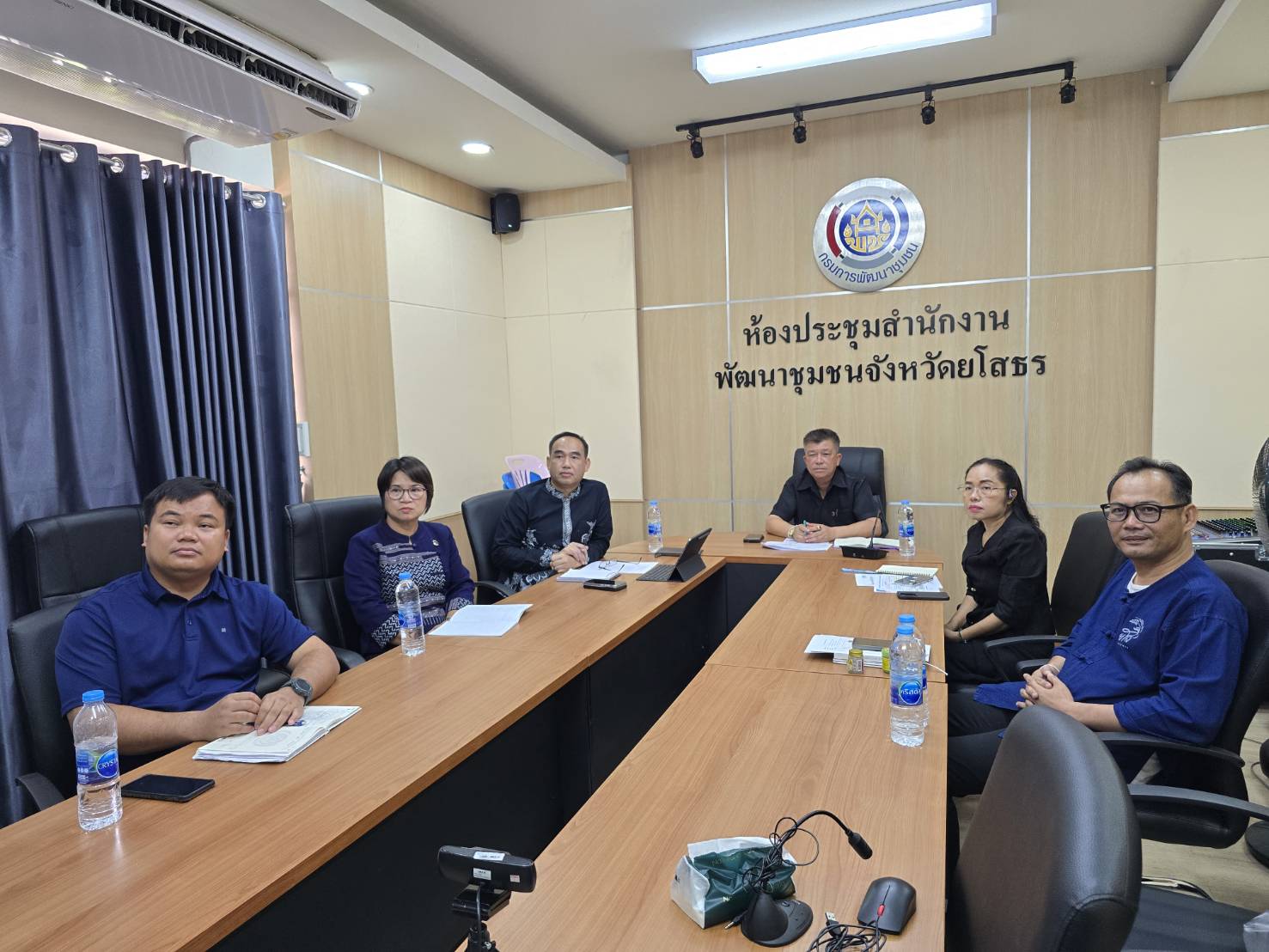 พช.ยโสธร ร่วมประชุมขับเคลื่อนกิจกรรมตามแผนปฏิบัติราชการของสำนักเสริมสร้างความเข้มแข็งชุมชน ประจำปีงบประมาณ พ.ศ.2569 : คลินิก สสช.ครั้งที่ 2 ผ่านระบบอิเล็กทรอนิกส์ (Cisco Webex Meeting)